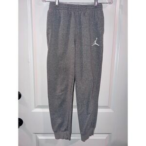Kids Jordan Gray Jogger Sweatpants (25X25) Size Large 12-13 Years‎ Jumpman Logo